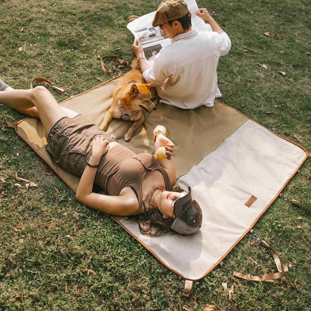 Classic Retro - Waterproof Camping & Car Dual-Use Back Seat Cover