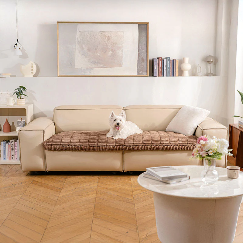 Lazy Soft Flannel Breathable Pet Mat Non-slip Couch Covers