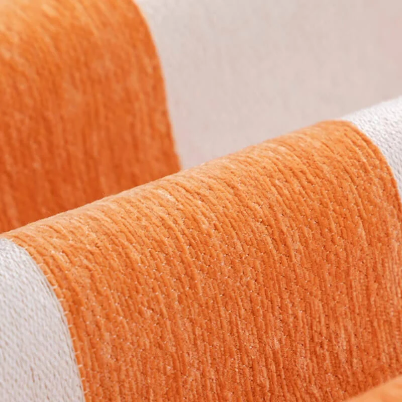 Classic Black Irregular-Shaped Chenille Anti-Scratch Non-Slip Couch Cover