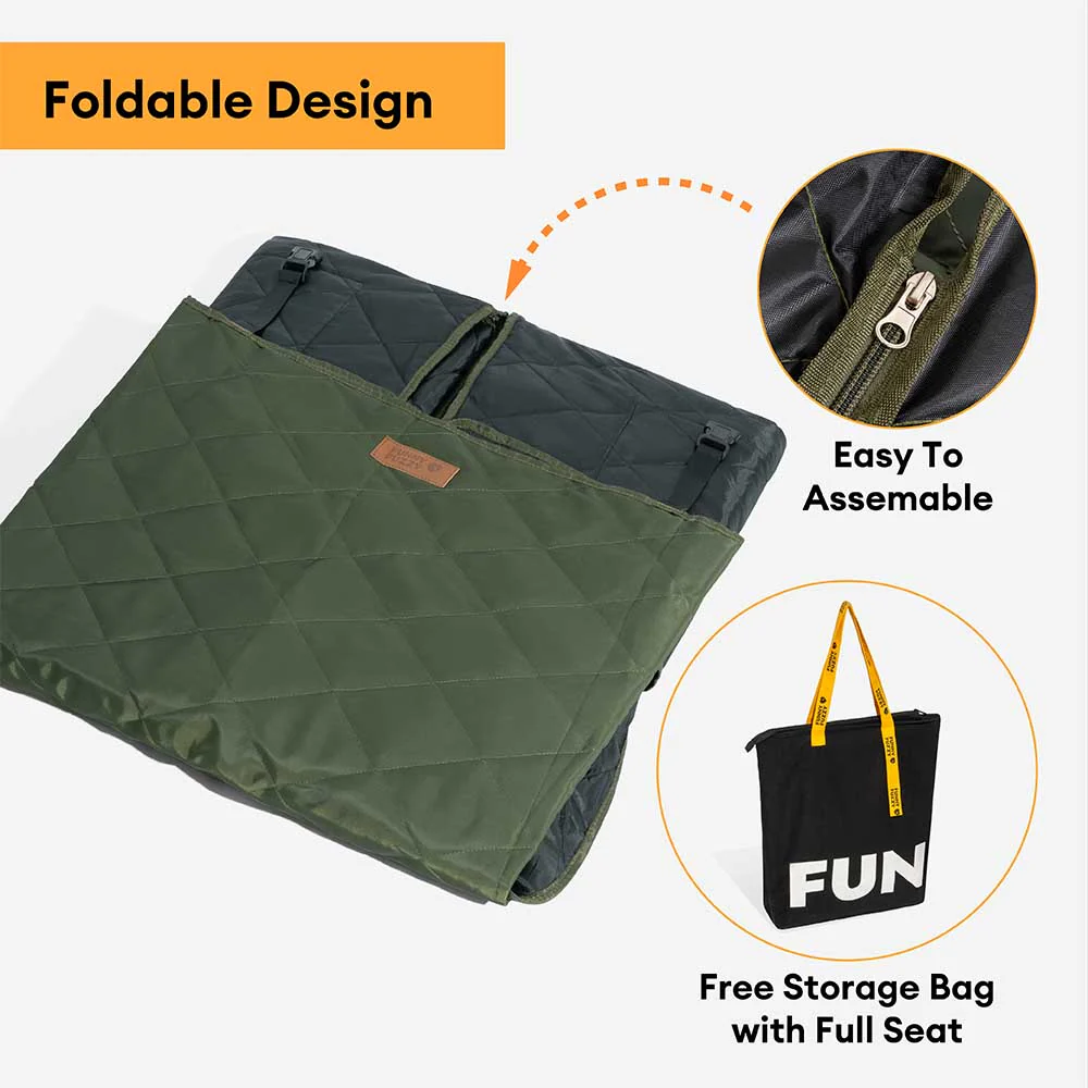 Mobile Bedroom Extra-Large Full Coverage Dog Back Seat Extender - Ideal for Travel & Camping