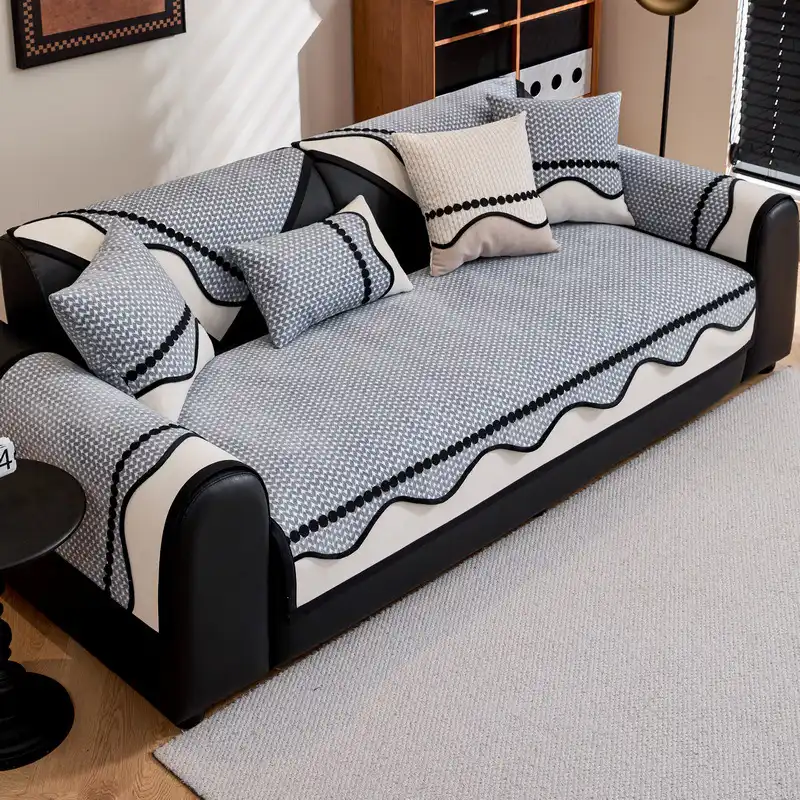 Stylish Chenille Furniture Protection Anti-Scratch Couch Cover