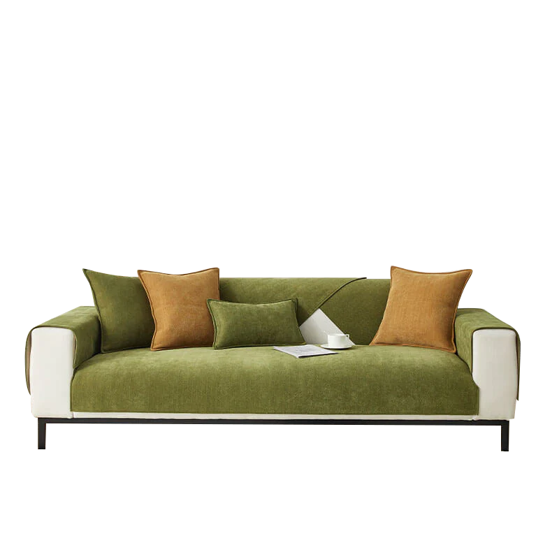 Herringbone Chenille Fabric Waterproof & Antifouling Couch Covers