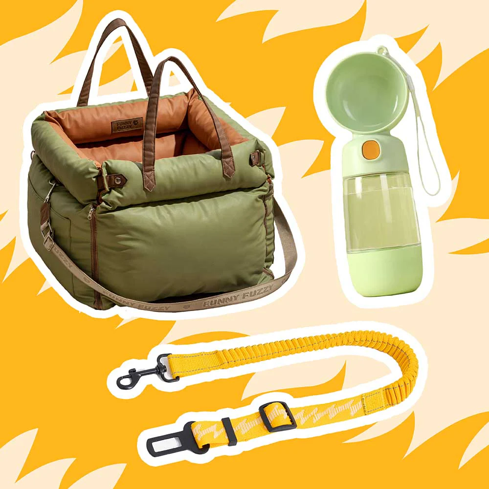 Cozy Car Trips With Pets Bundle - 3pcs