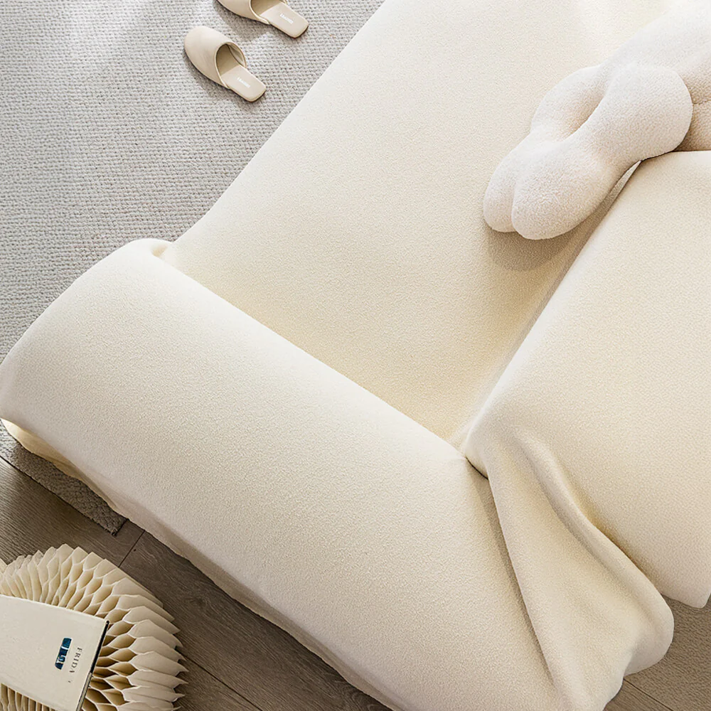 Soft Water-resistant Teddy Plush Throw Couch Cover