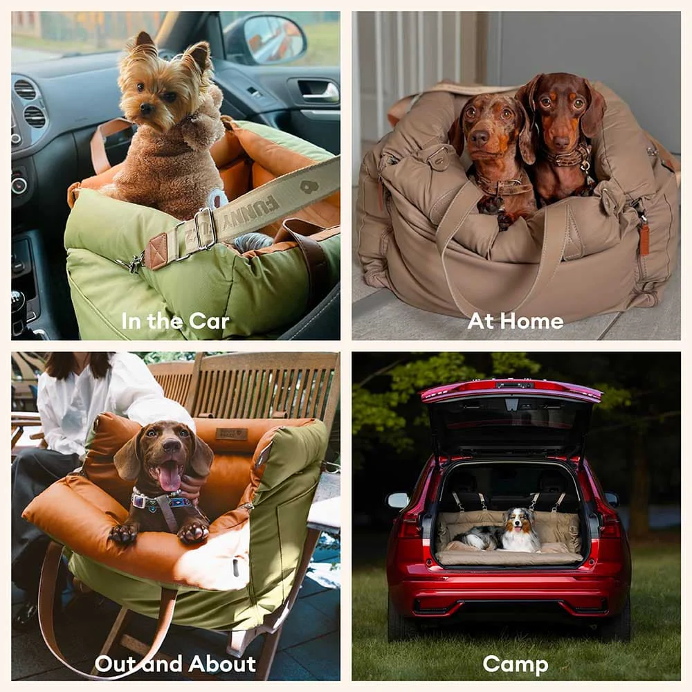 Urban Voyager Dog Car Booster Bed