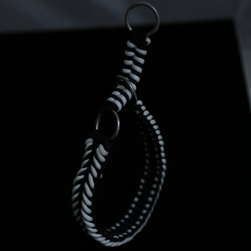 Handmade Anti-Pull Luminous Large Dog Collar and Leash