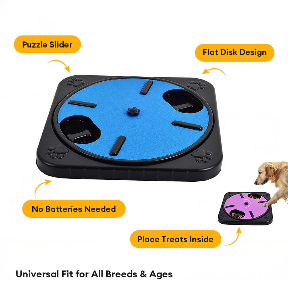 2-in-1 Treat Puzzle and Nail File Toy Dog Interactive Toy