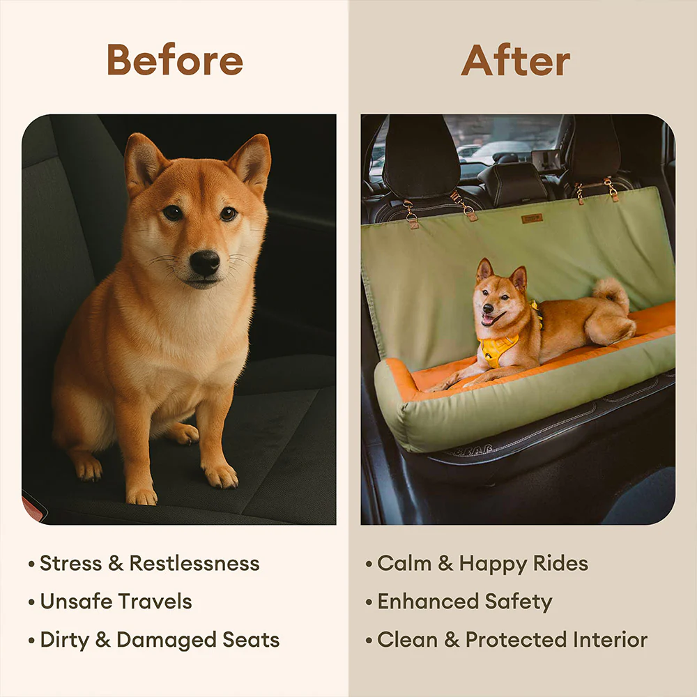 Waterproof Anti-Slip Large Dog Car Seat Cover-Urban Voyager