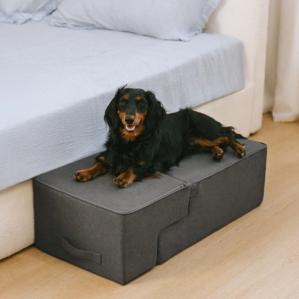 All-in-One Convertible Dog Stairs - Comfortable Joint Support