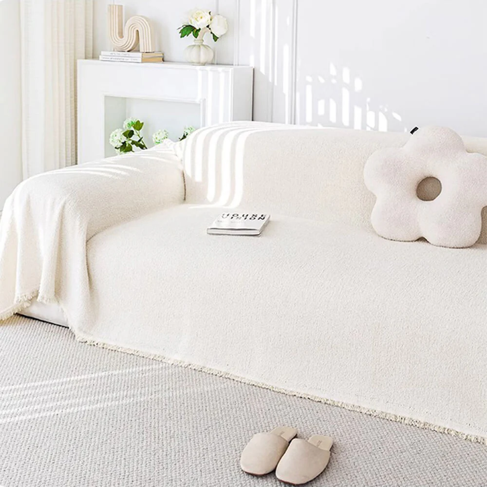 Soft Plush Water-resistant Multi-Purpose Furniture Protection Couch Cover