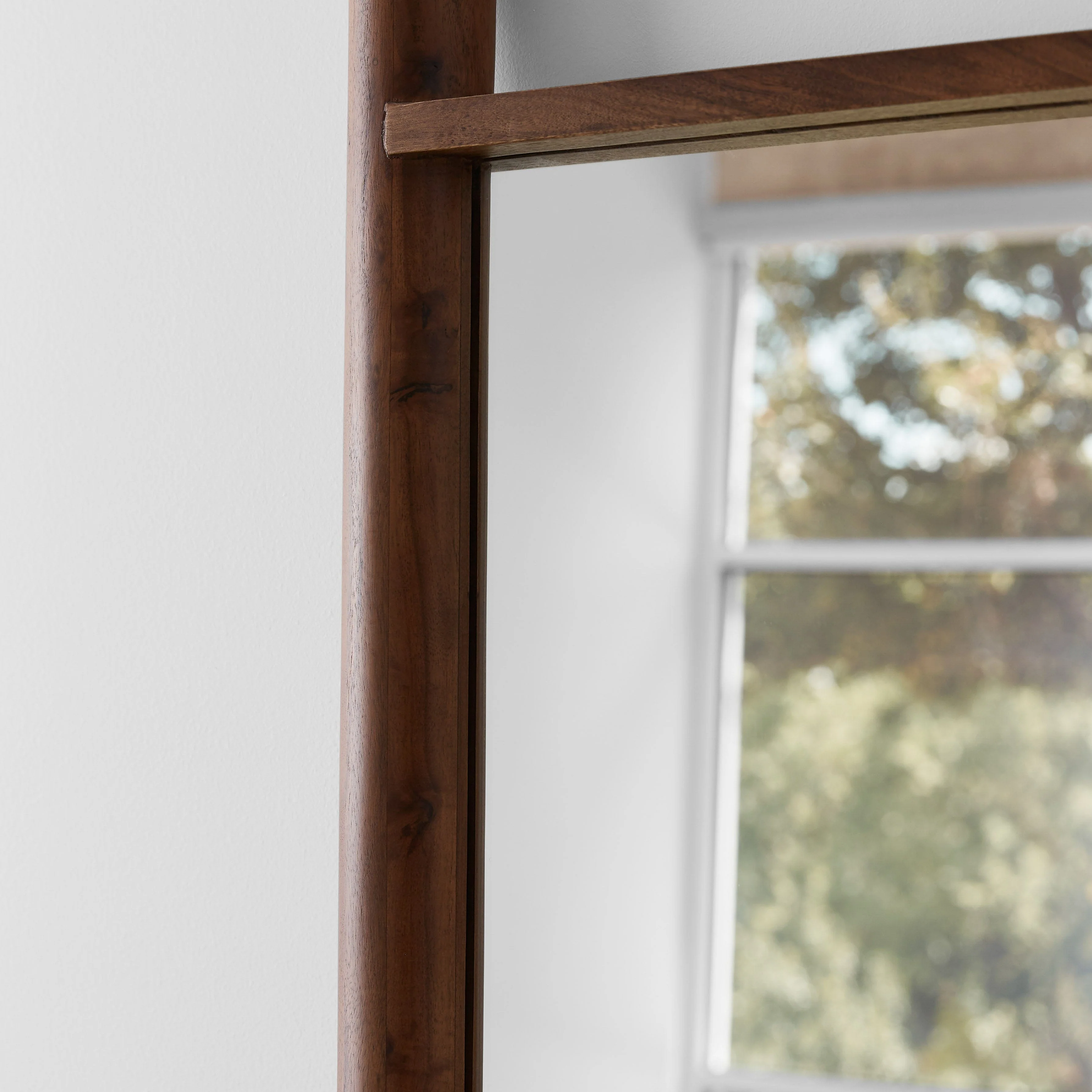 Johar Wood Floor Mirror