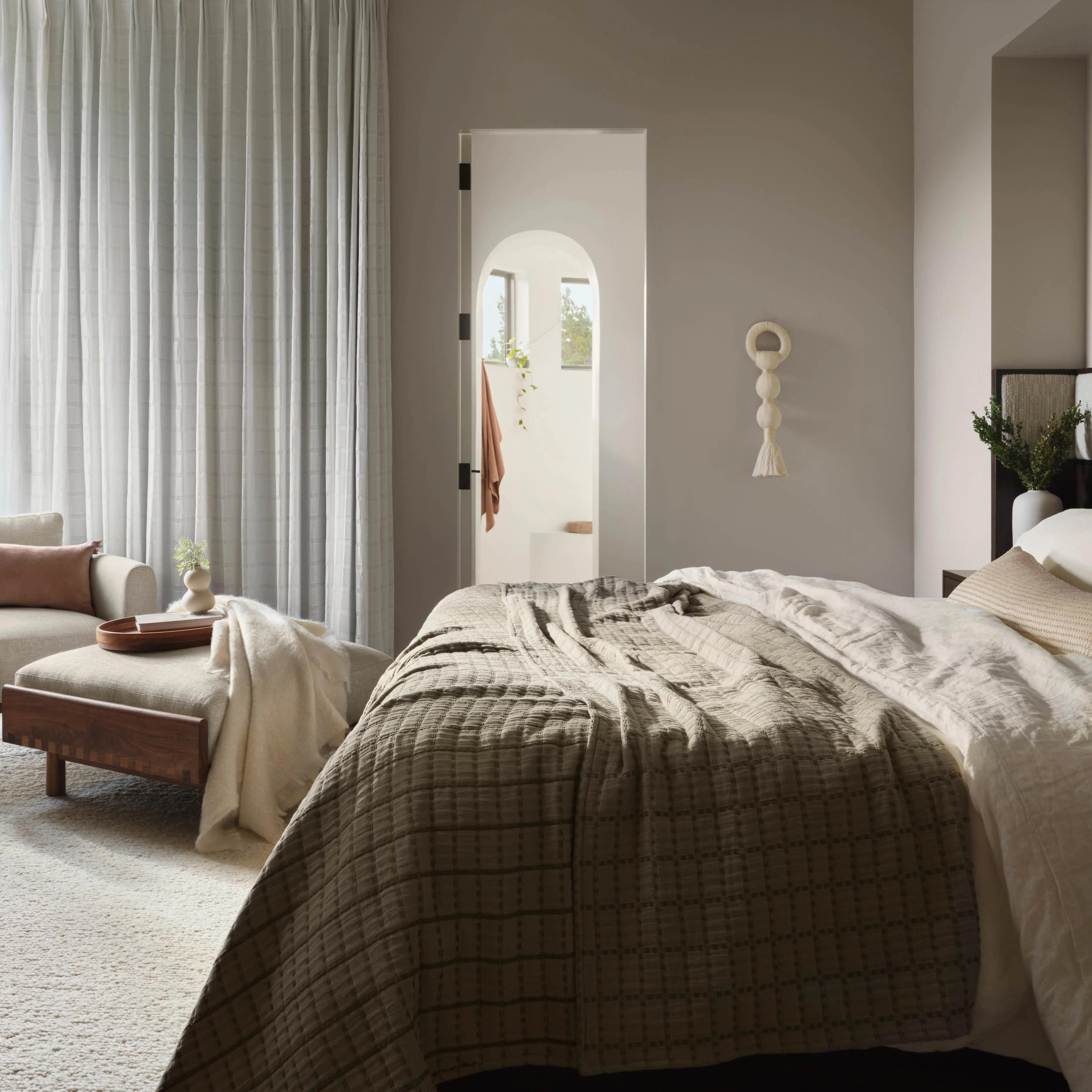 Naya Organic Cotton Quilted Bed Blanket