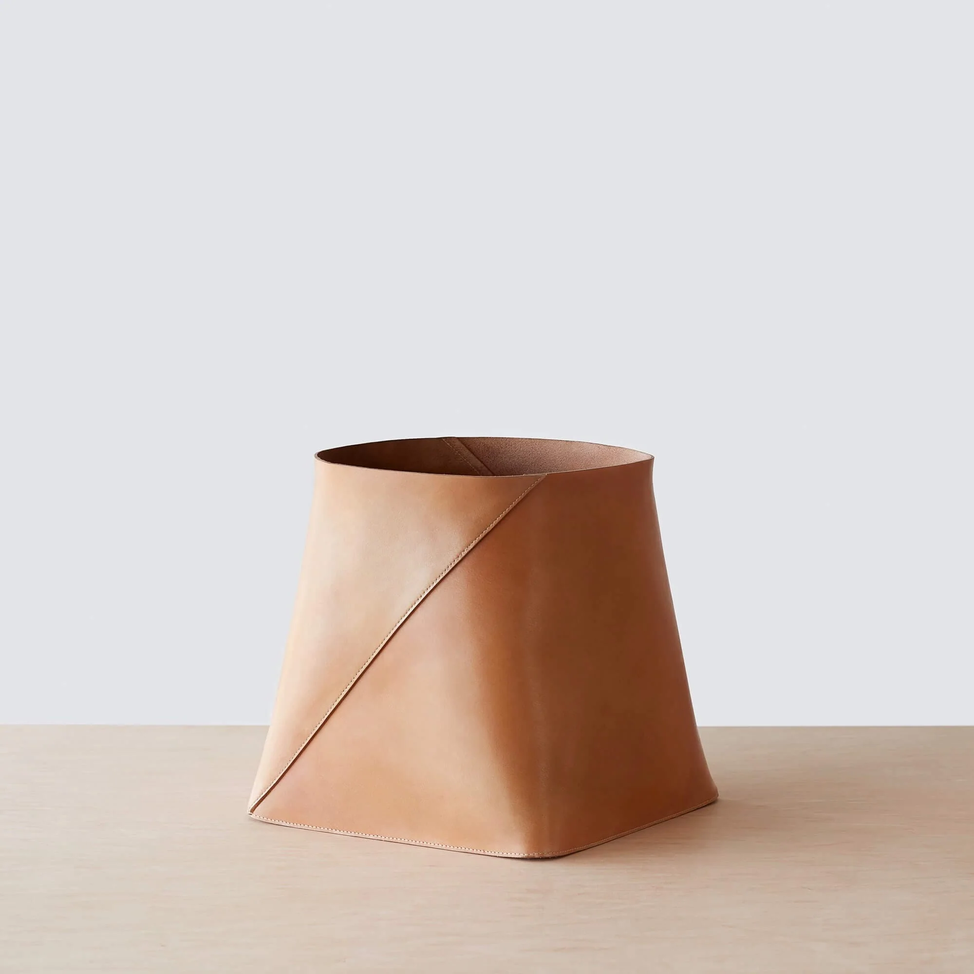 Azad Tall Leather Storage Bins