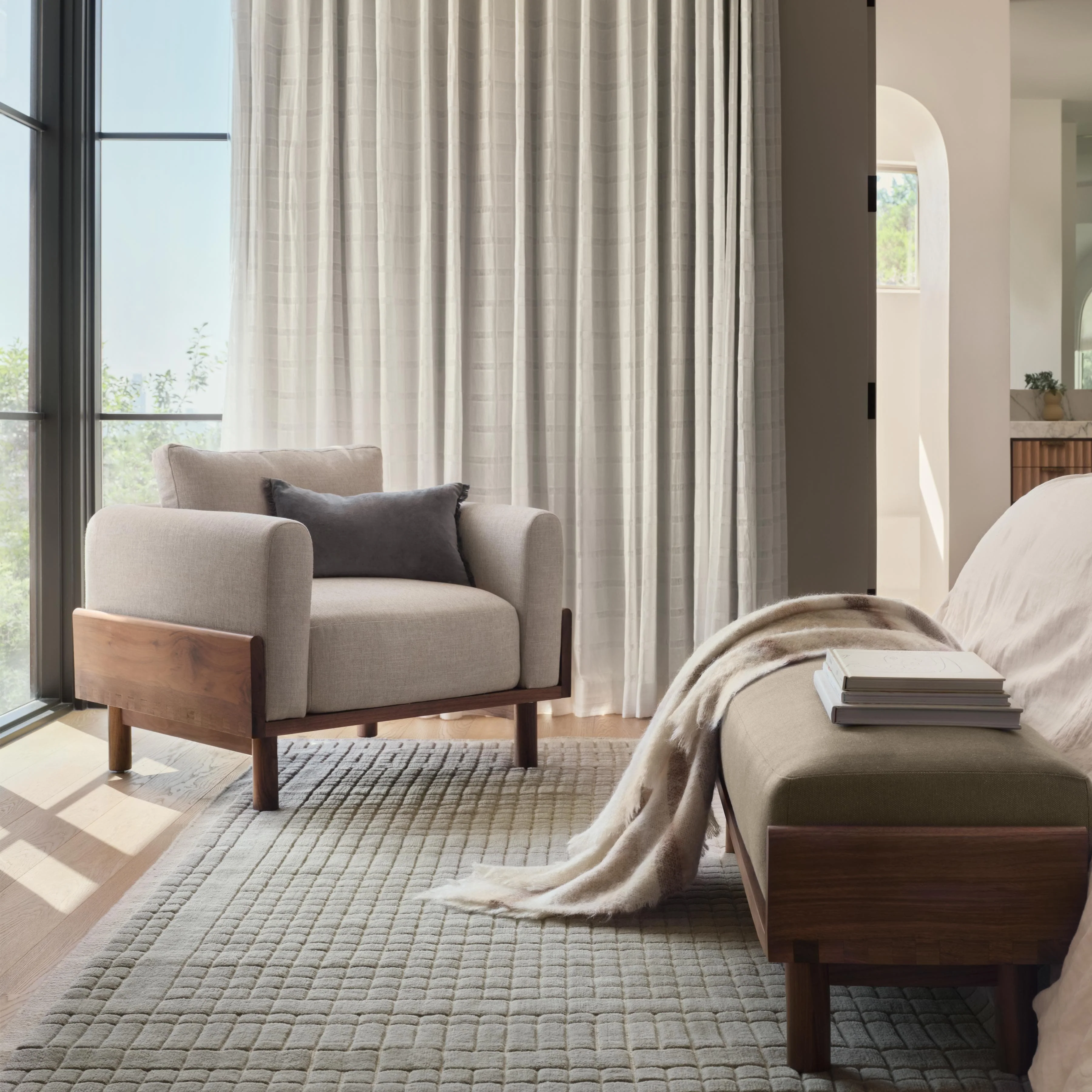 Delaney Mohair Throw