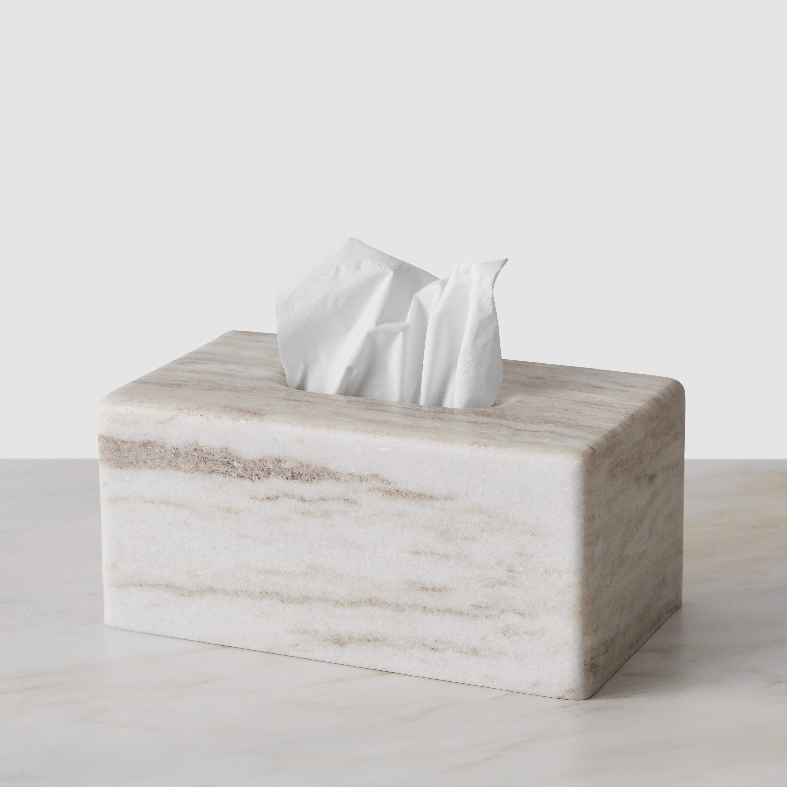 Riya Marble Tissue Box