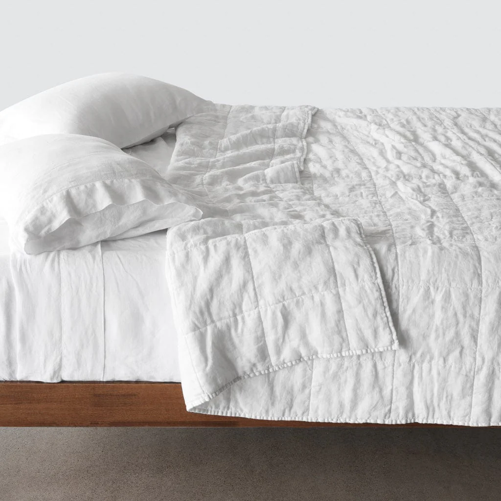 Stonewashed Linen Throw