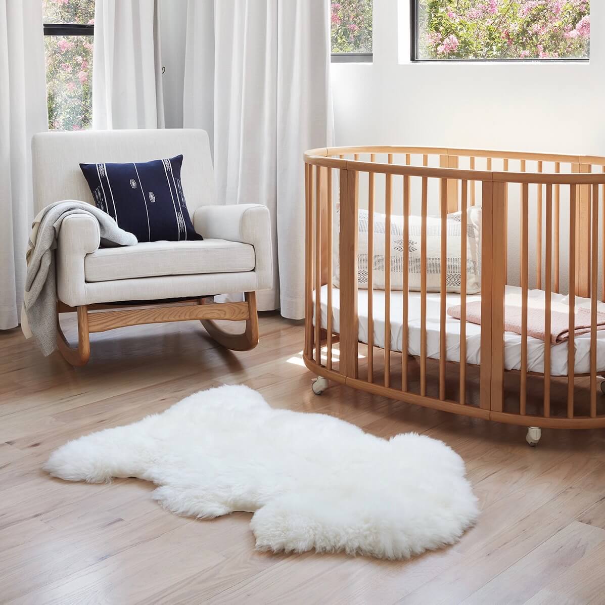 Sheepskin Throw - White