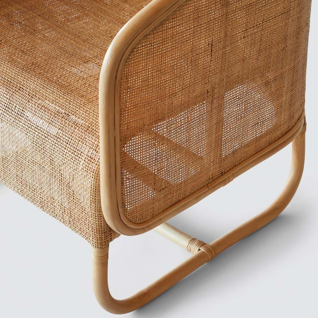 Lindu Cane Lounge Chair