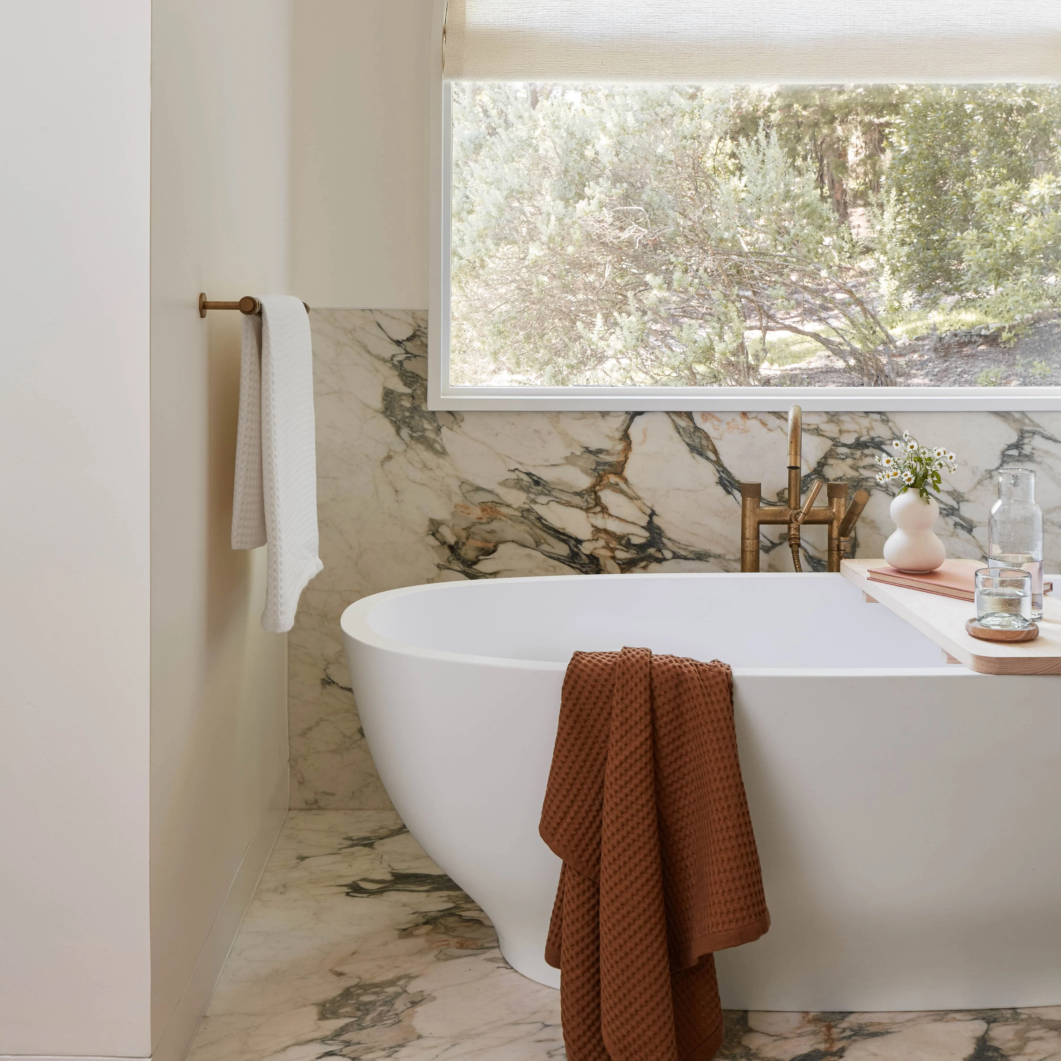 Mara Organic Waffle Bath Towel Set