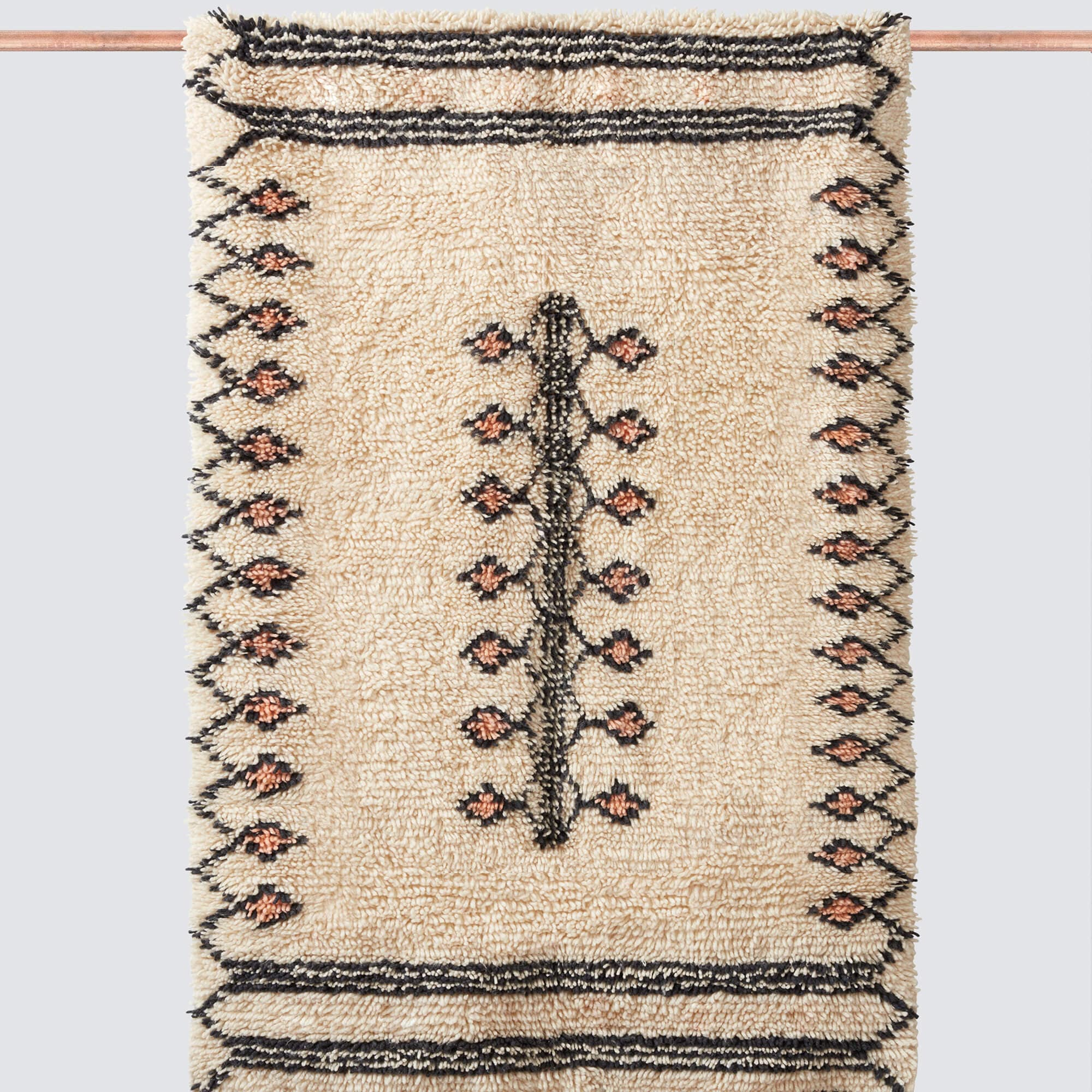Sana Hand-Knotted Beni Ourain Accent Rug