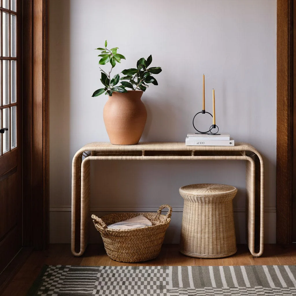 Penida Wicker Console Table