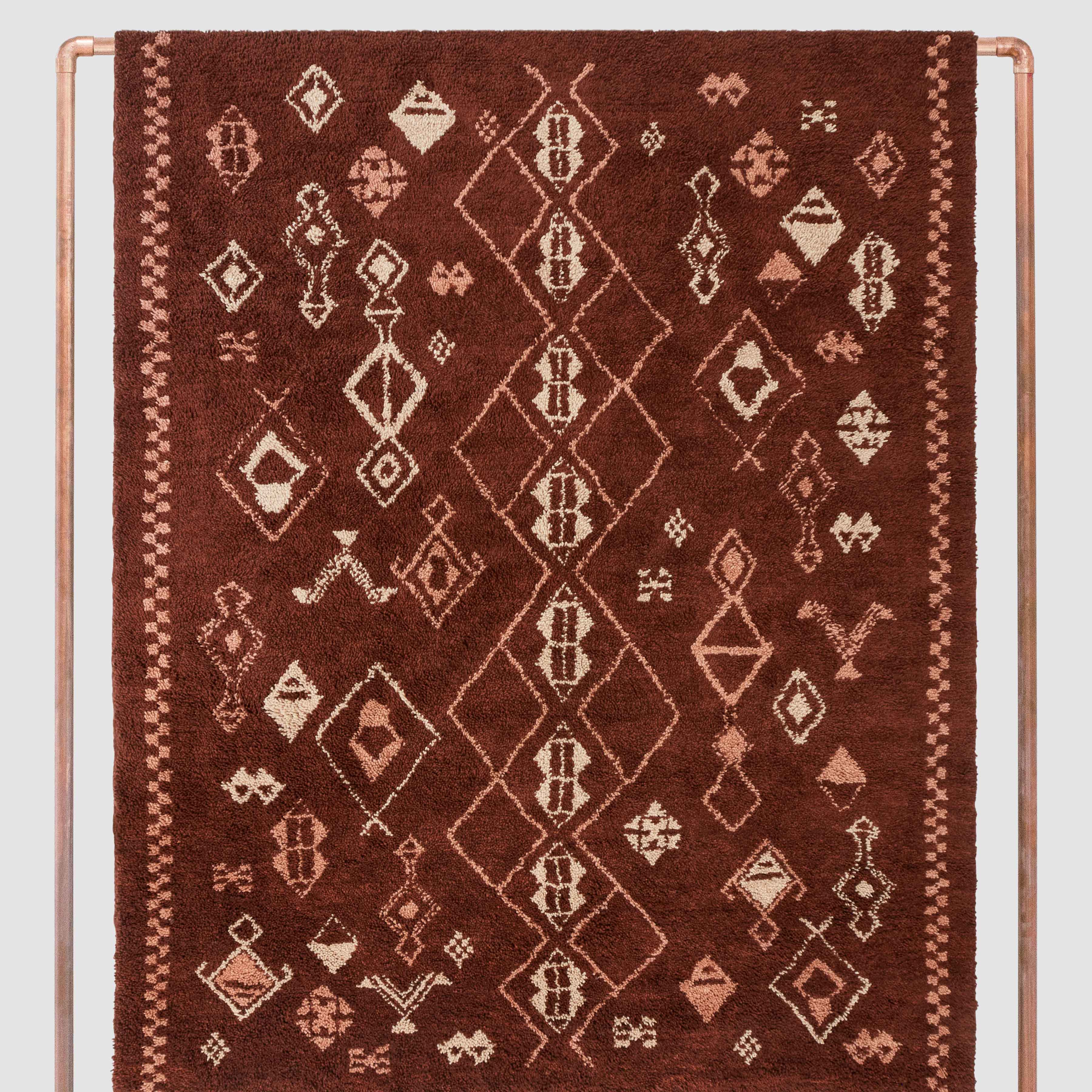 Mina Hand-Knotted Beni Ourain Area Rug