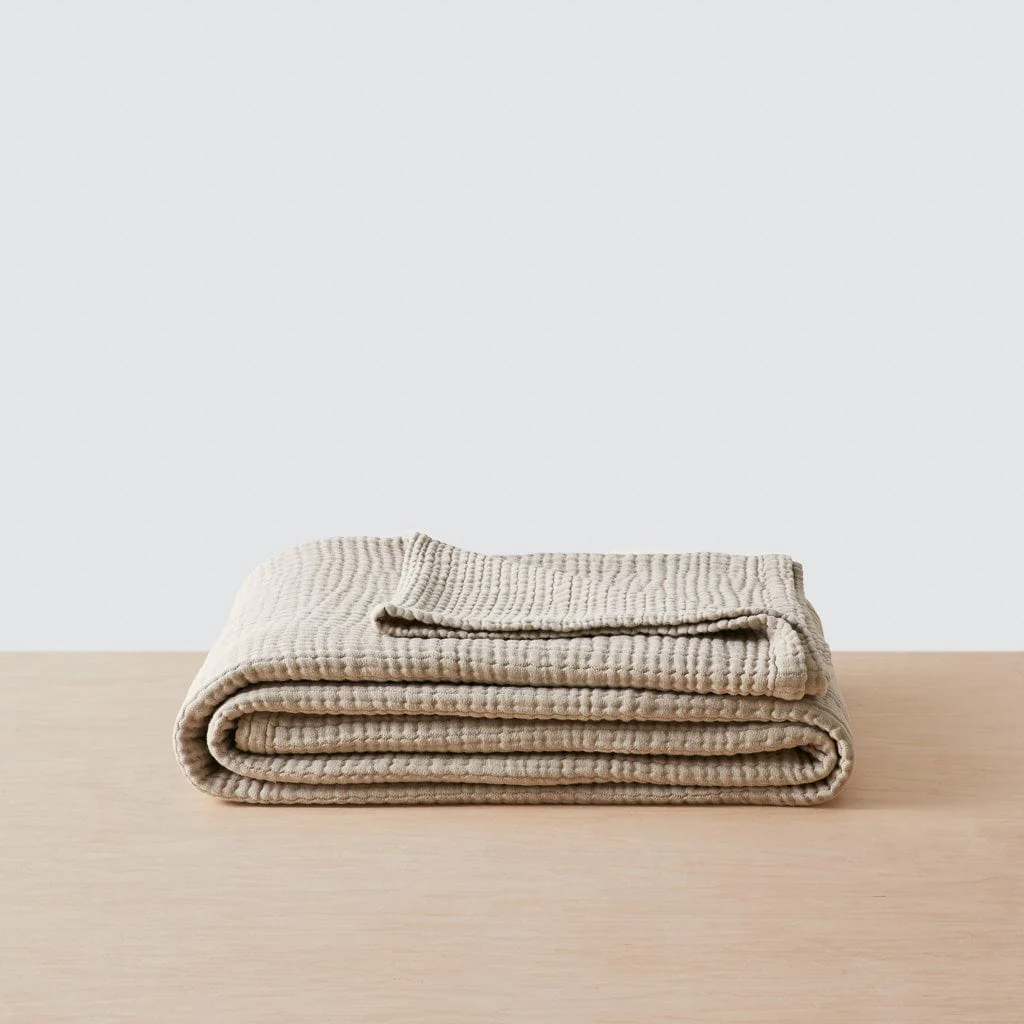 Organic Cotton Gauze Bed Blanket