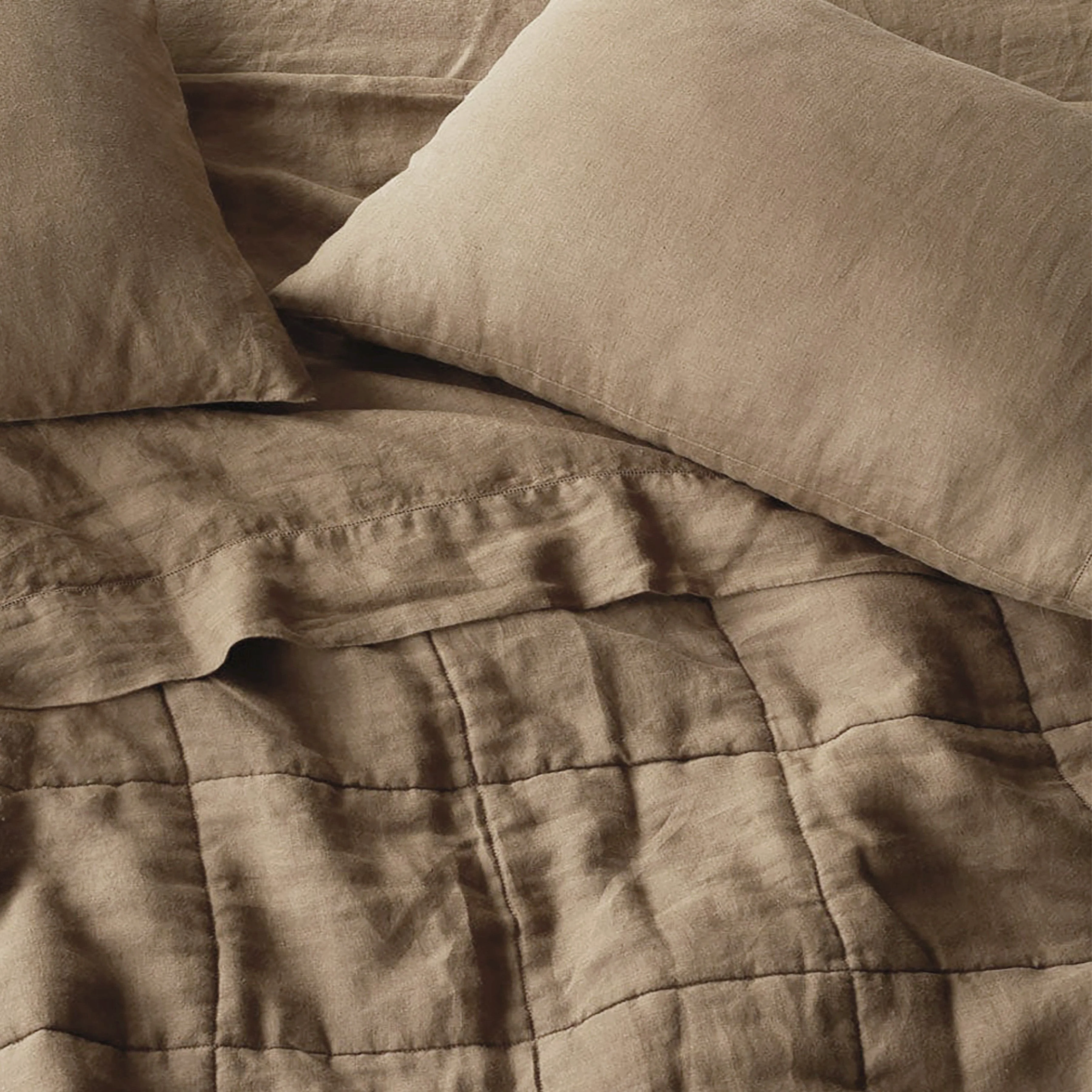 Stonewashed Linen Quilt
