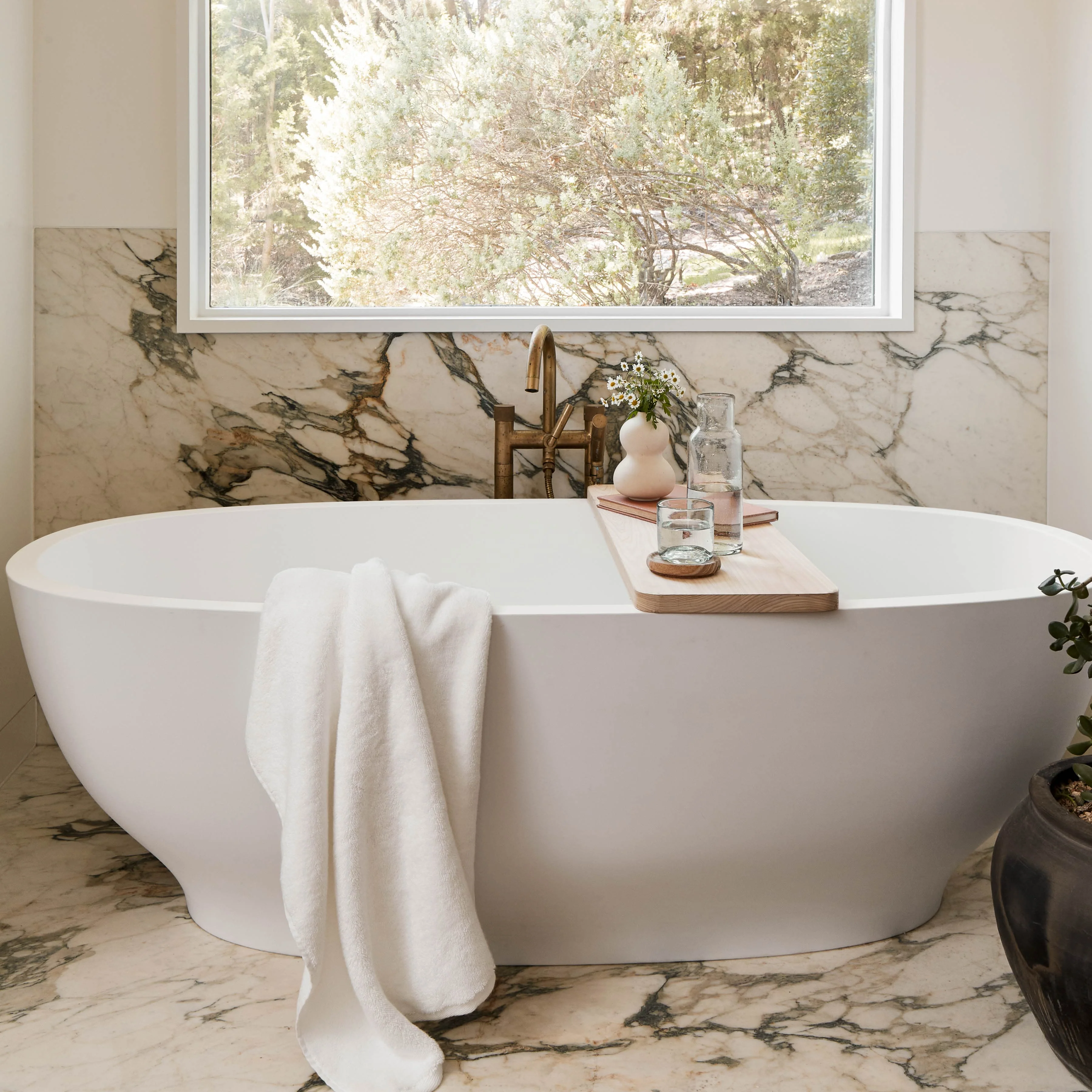 Hinoki Wood Bath Caddy