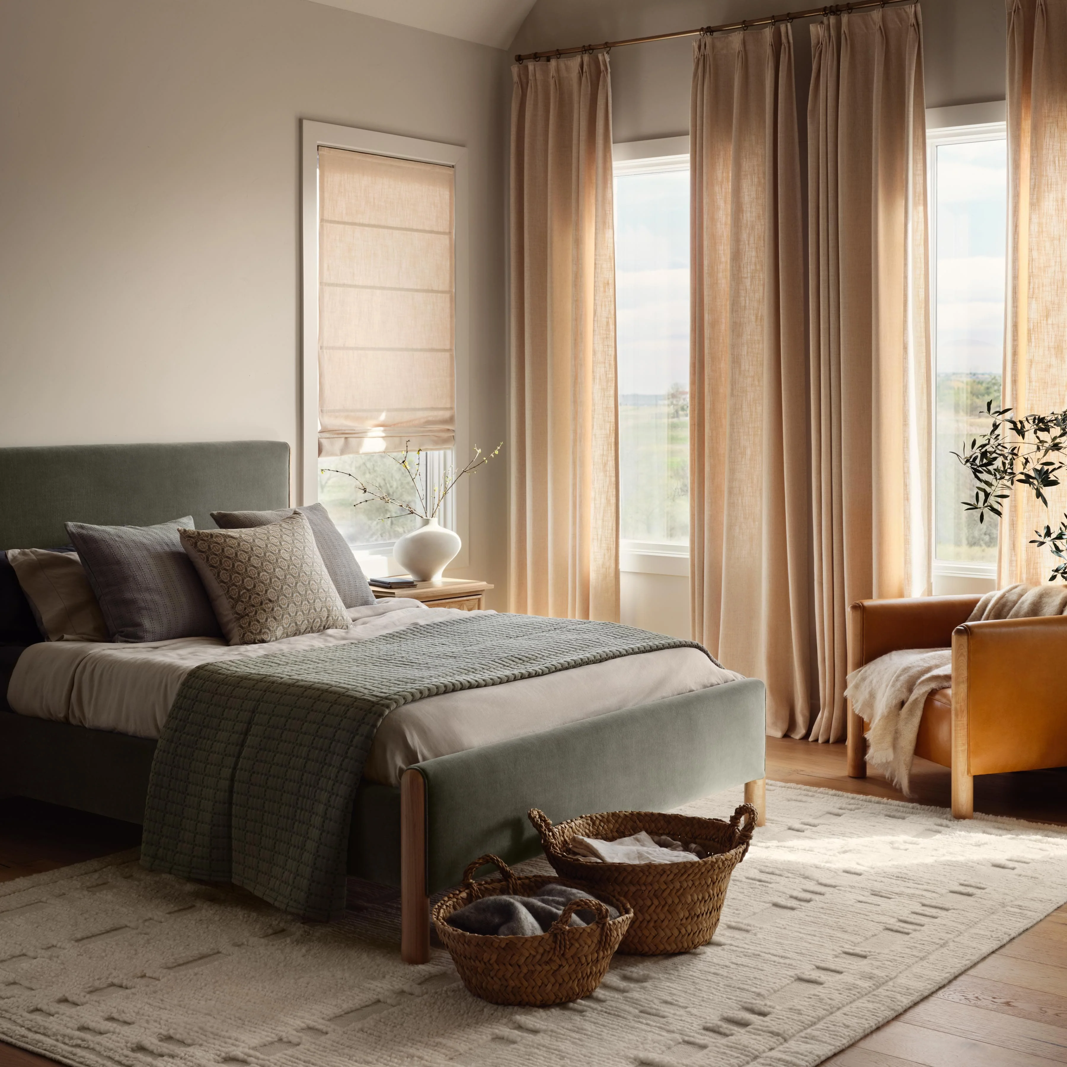 Naya Organic Cotton Quilted Bed Blanket