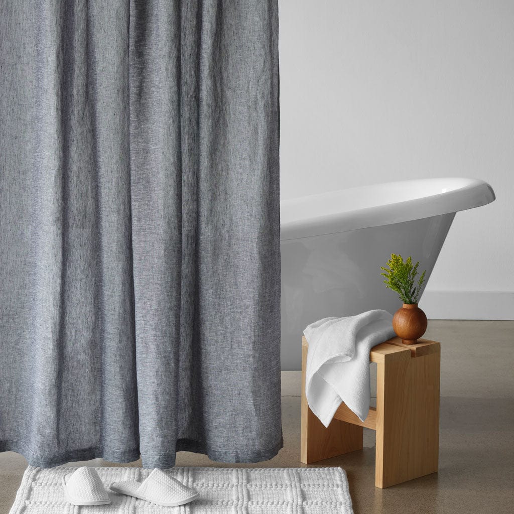 Stonewashed Linen Shower Curtain