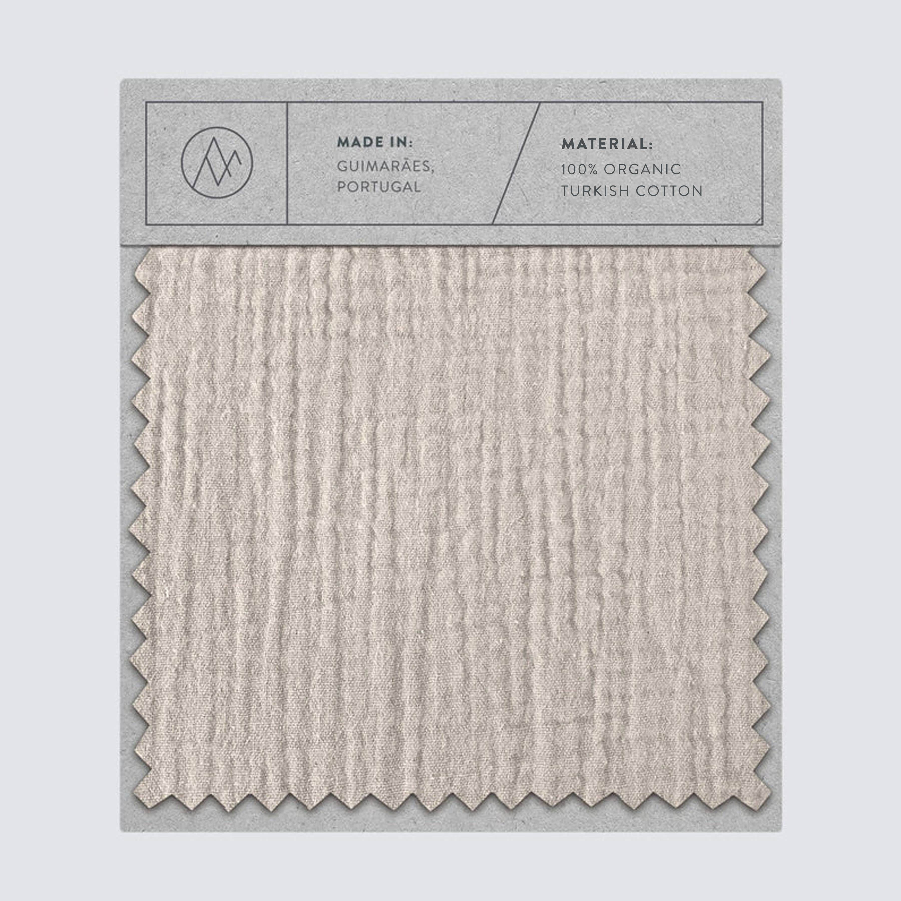 Organic Cotton Gauze Bedding Swatch