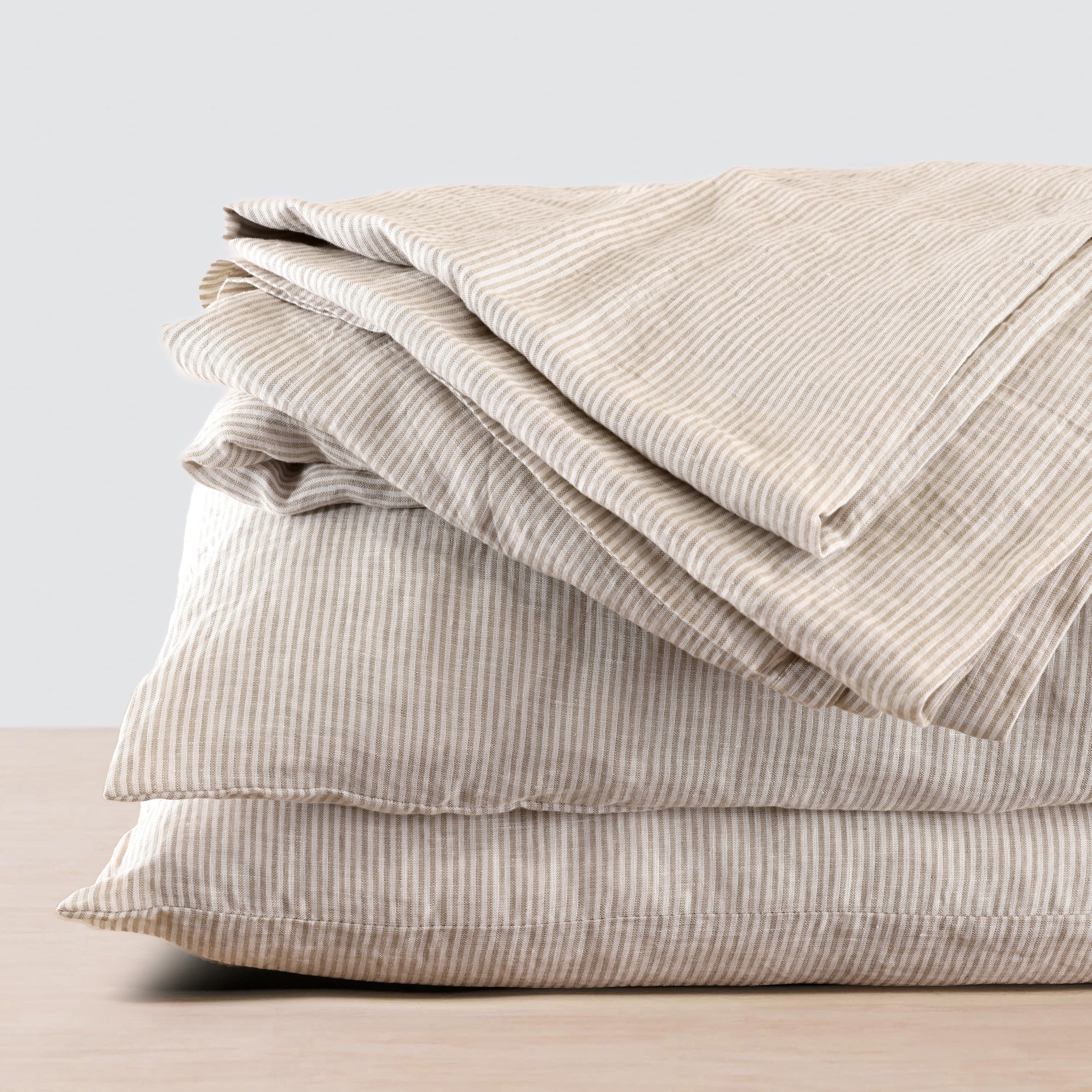 Stonewashed Linen Sheet Set