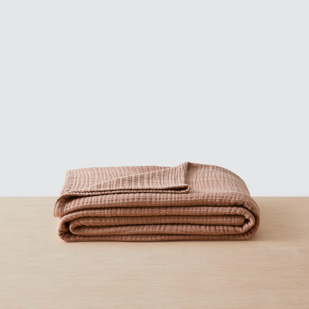 Organic Cotton Gauze Bed Blanket
