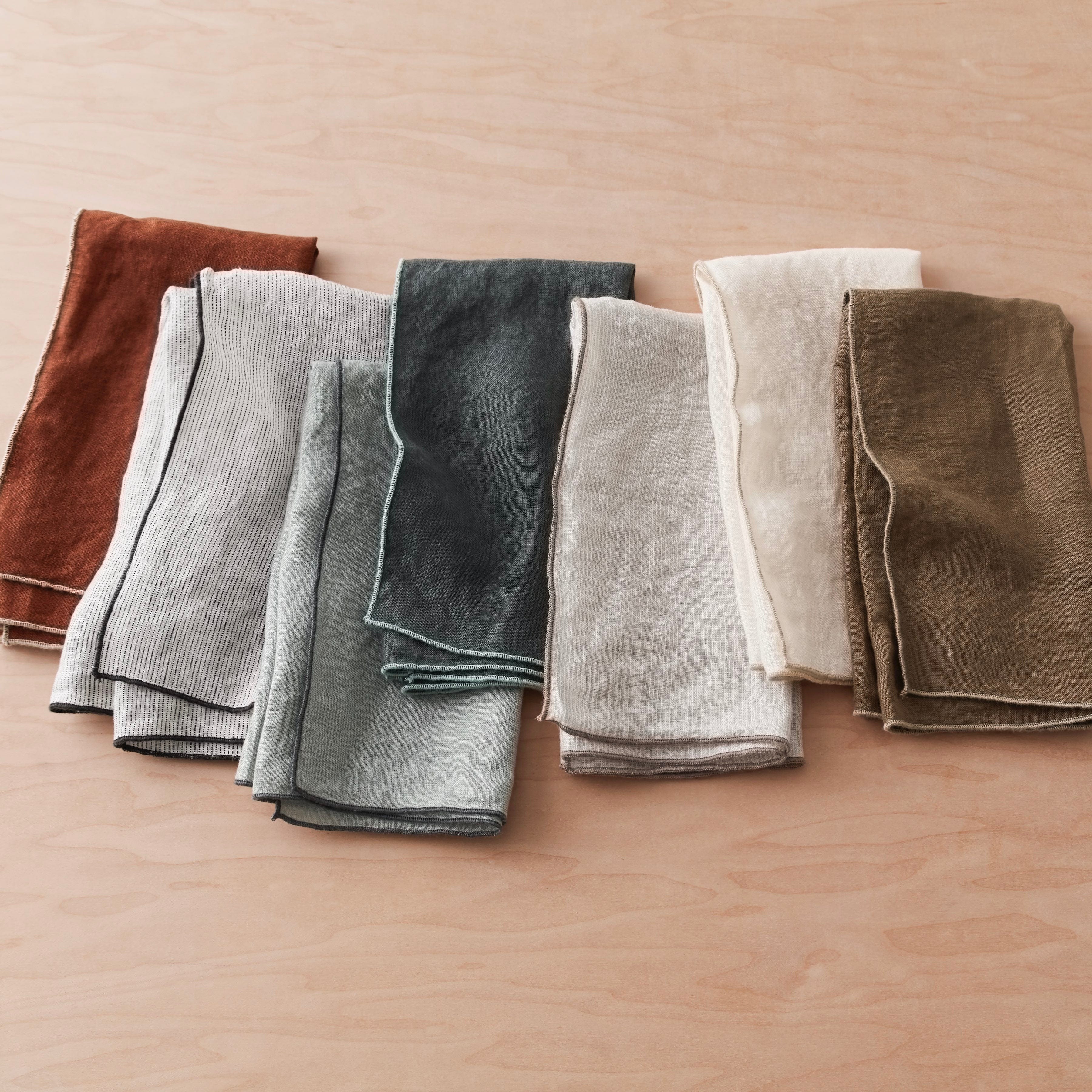 Stonewashed Linen Napkins - Set of 6