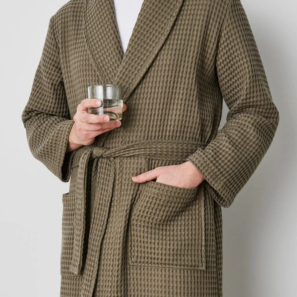 Mara Organic Waffle Robe