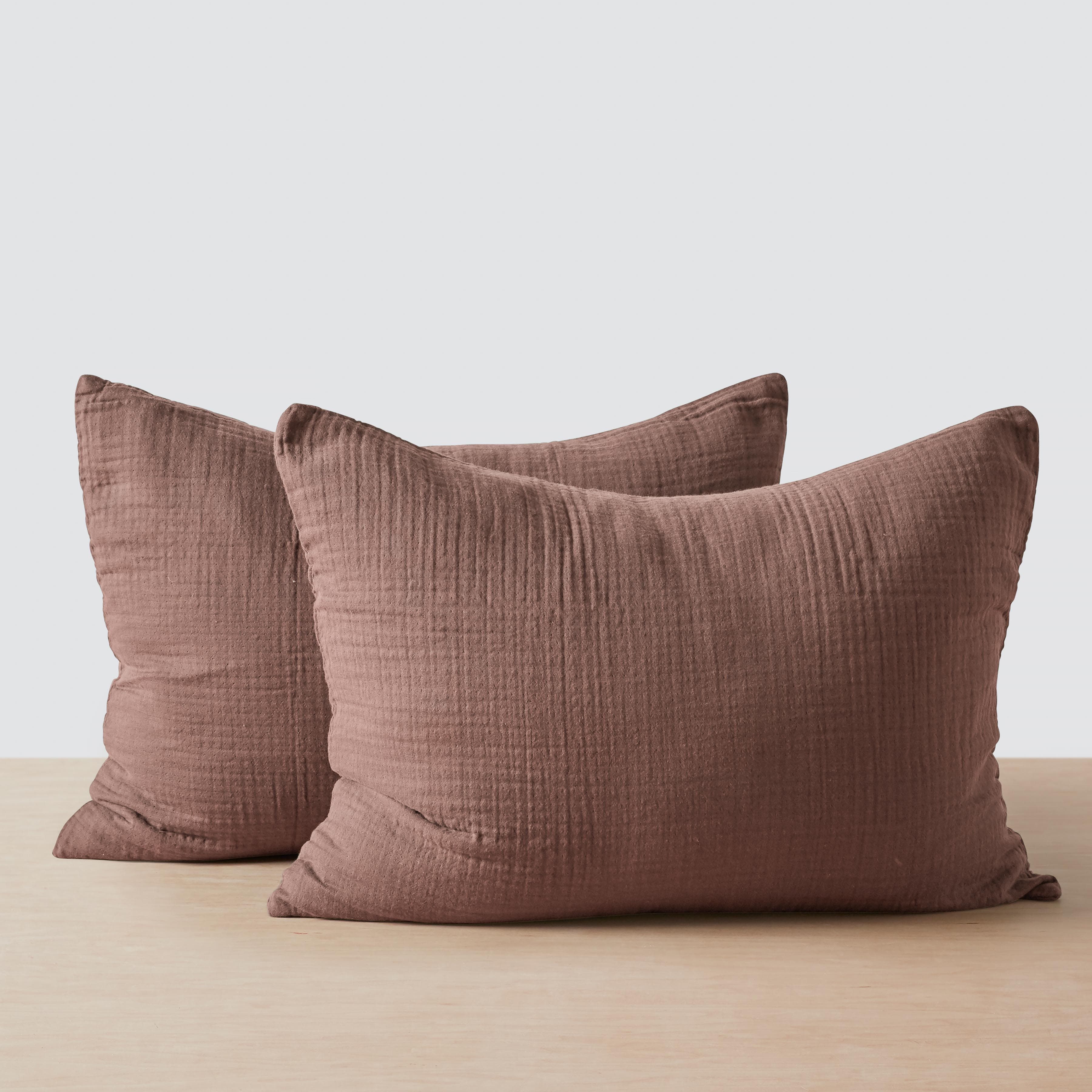 Organic Cotton Gauze Shams