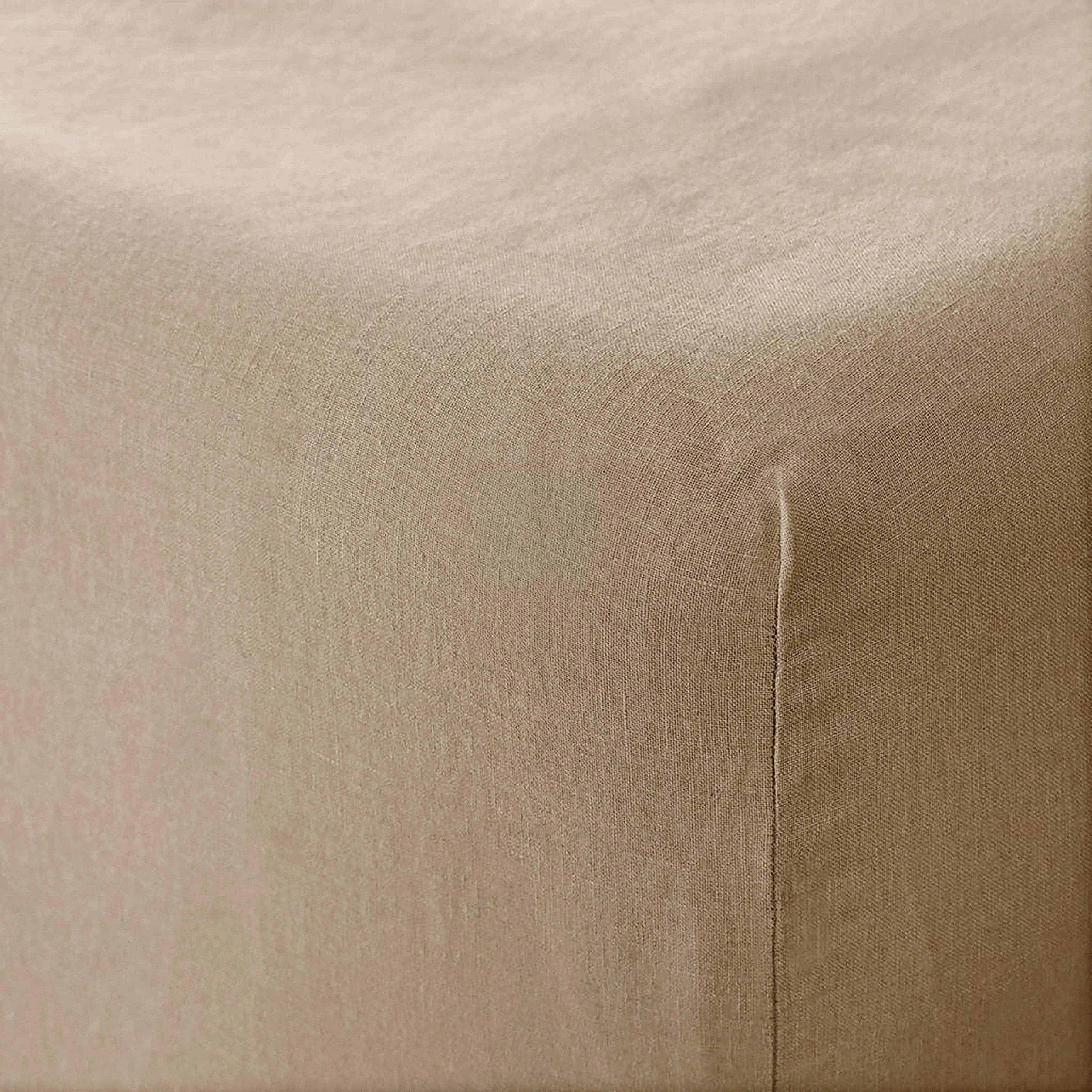 Stonewashed Linen Fitted Sheet