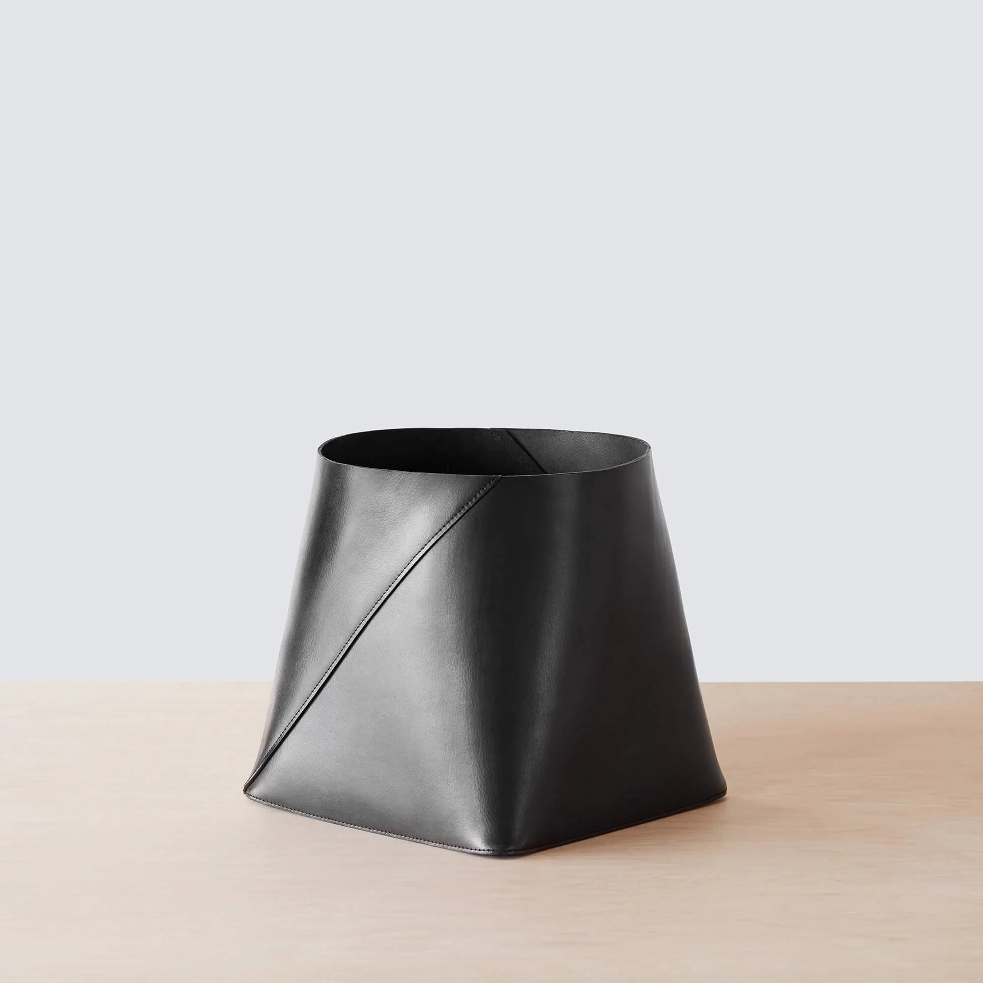 Azad Tall Leather Storage Bins