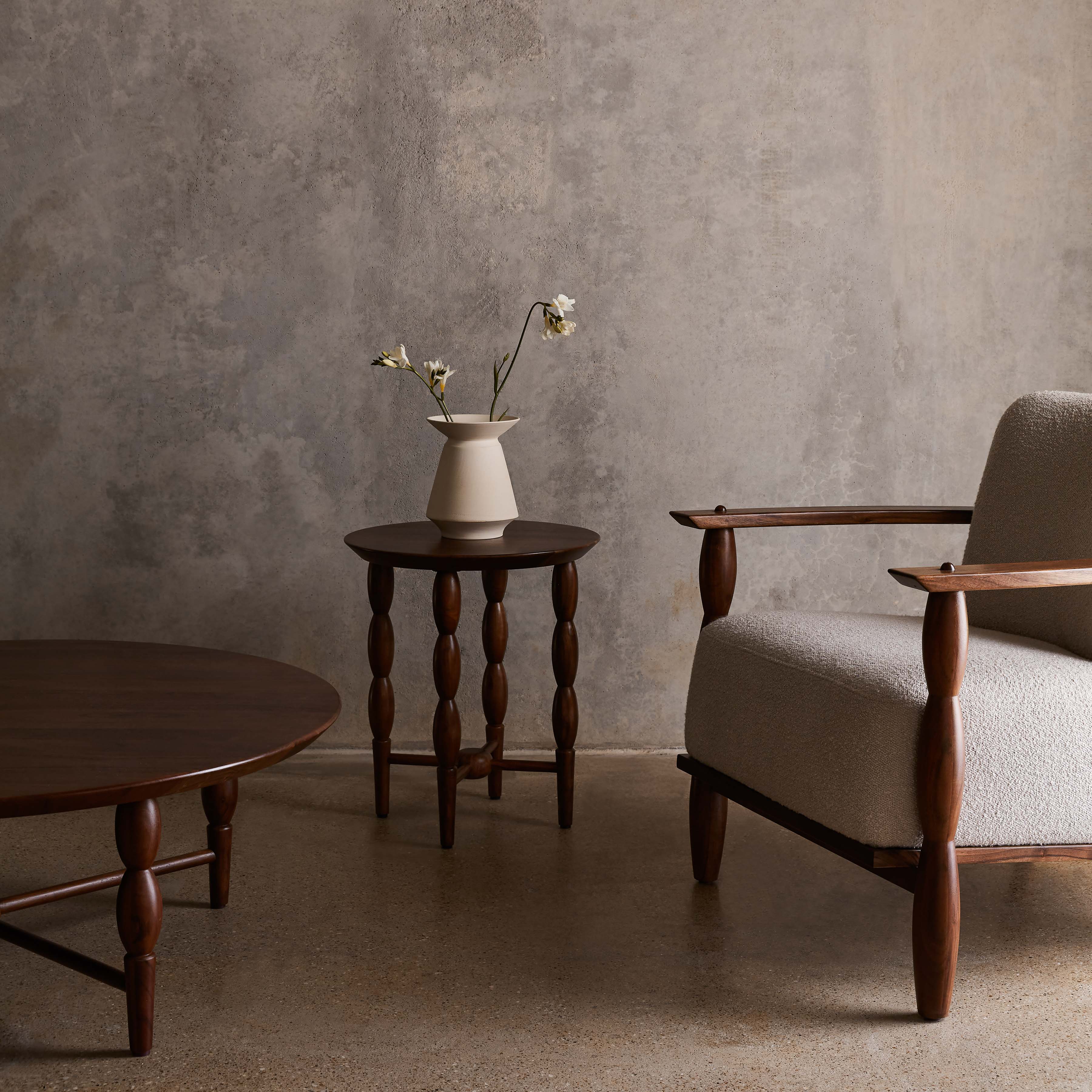 Leela Wood Side Table