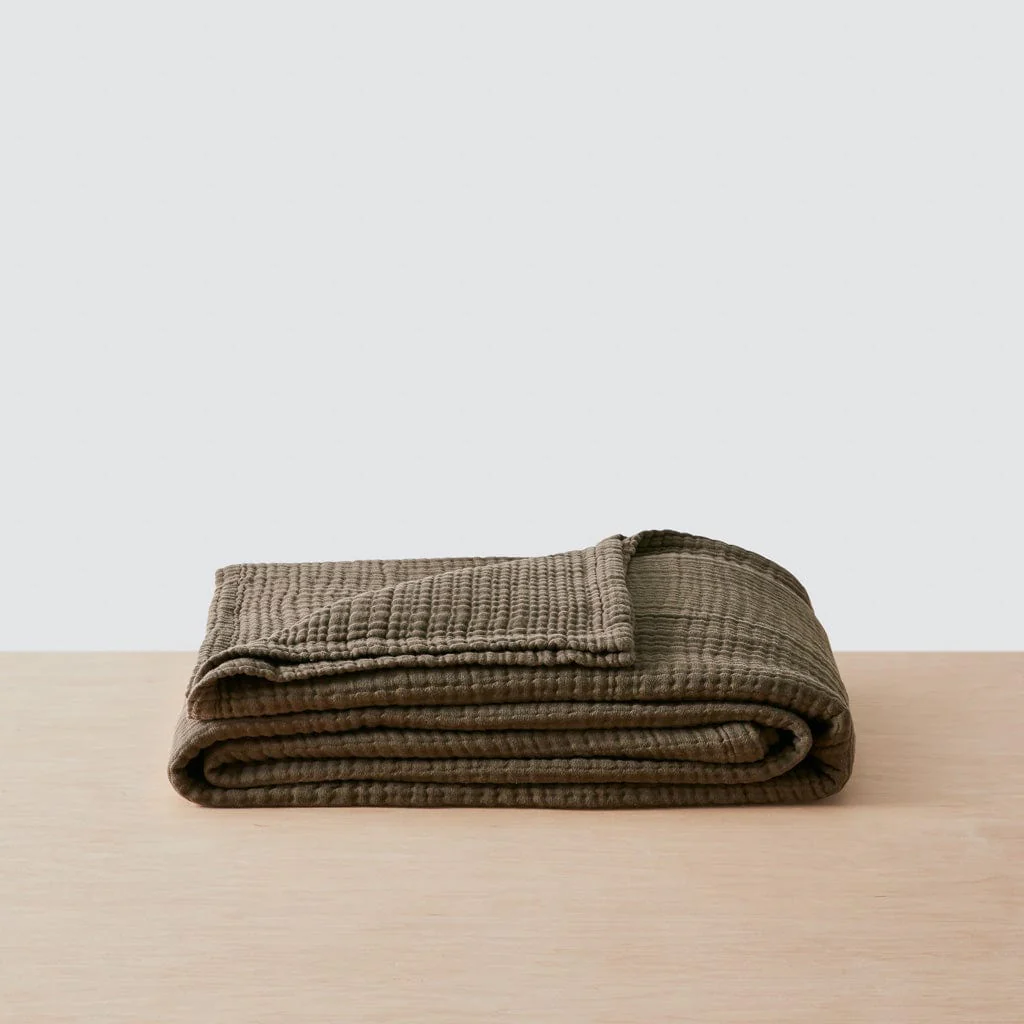 Organic Cotton Gauze Bed Blanket