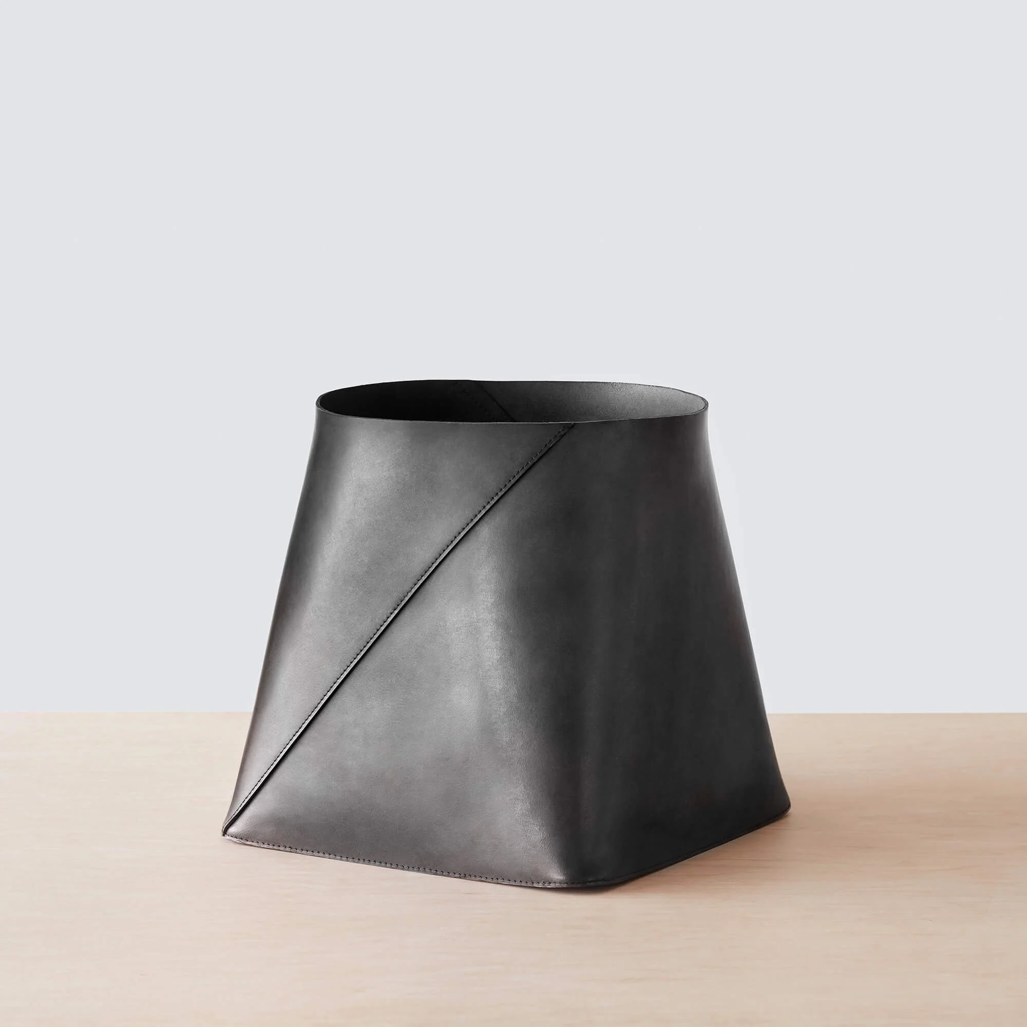 Azad Tall Leather Storage Bins