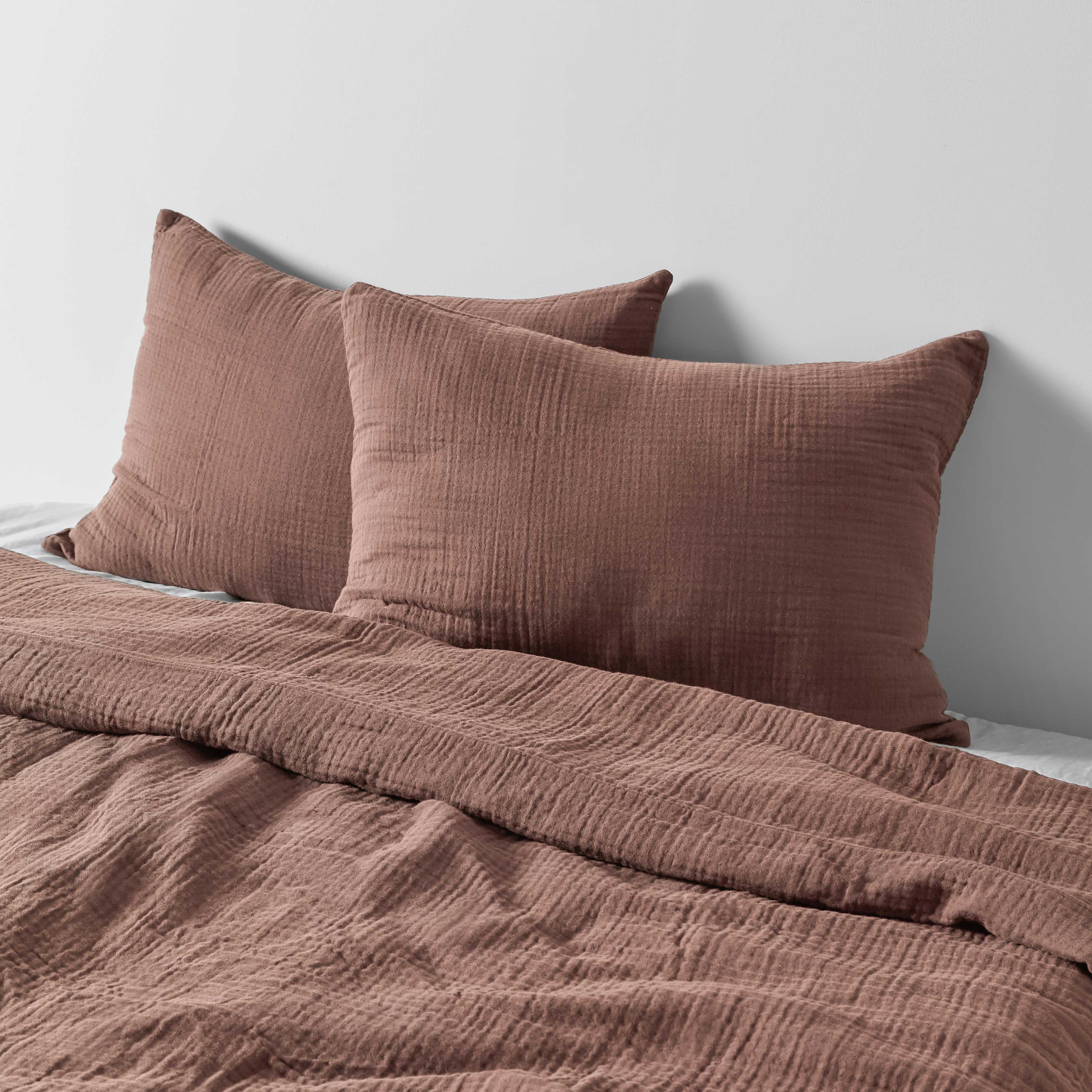 Organic Cotton Gauze Shams