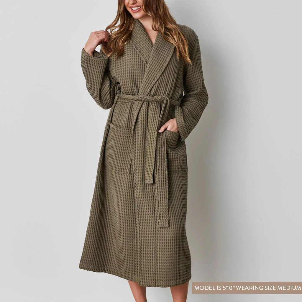 Mara Organic Waffle Robe