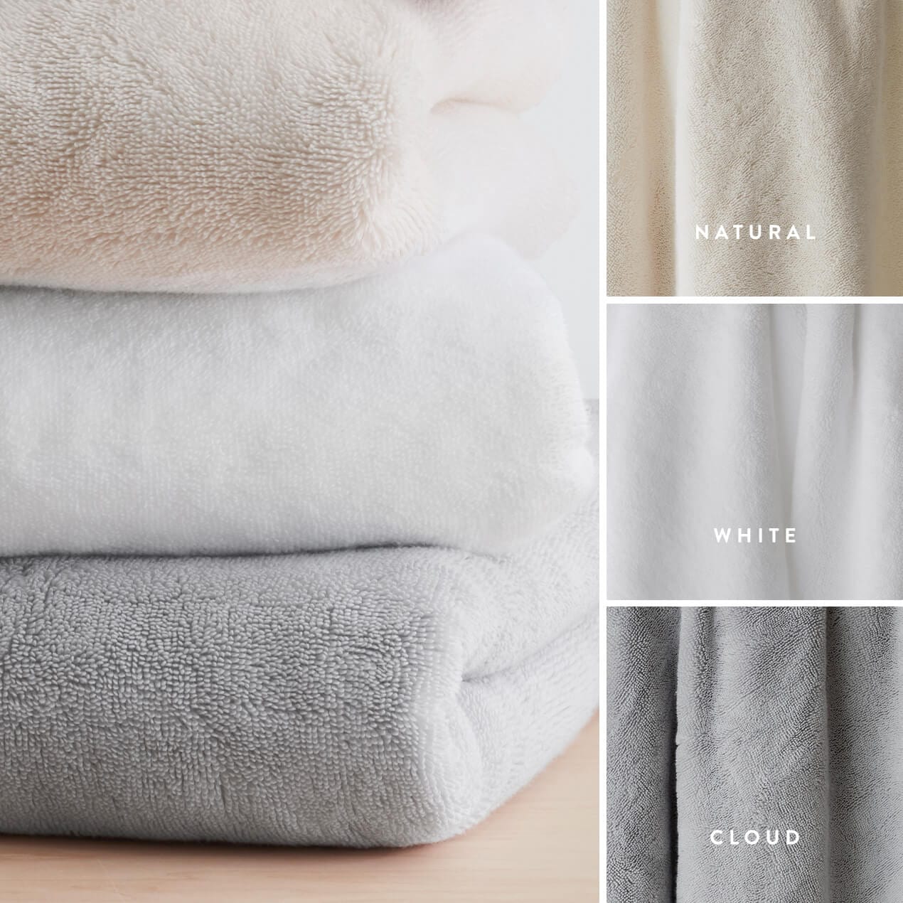 Organic Plush Bath Towels