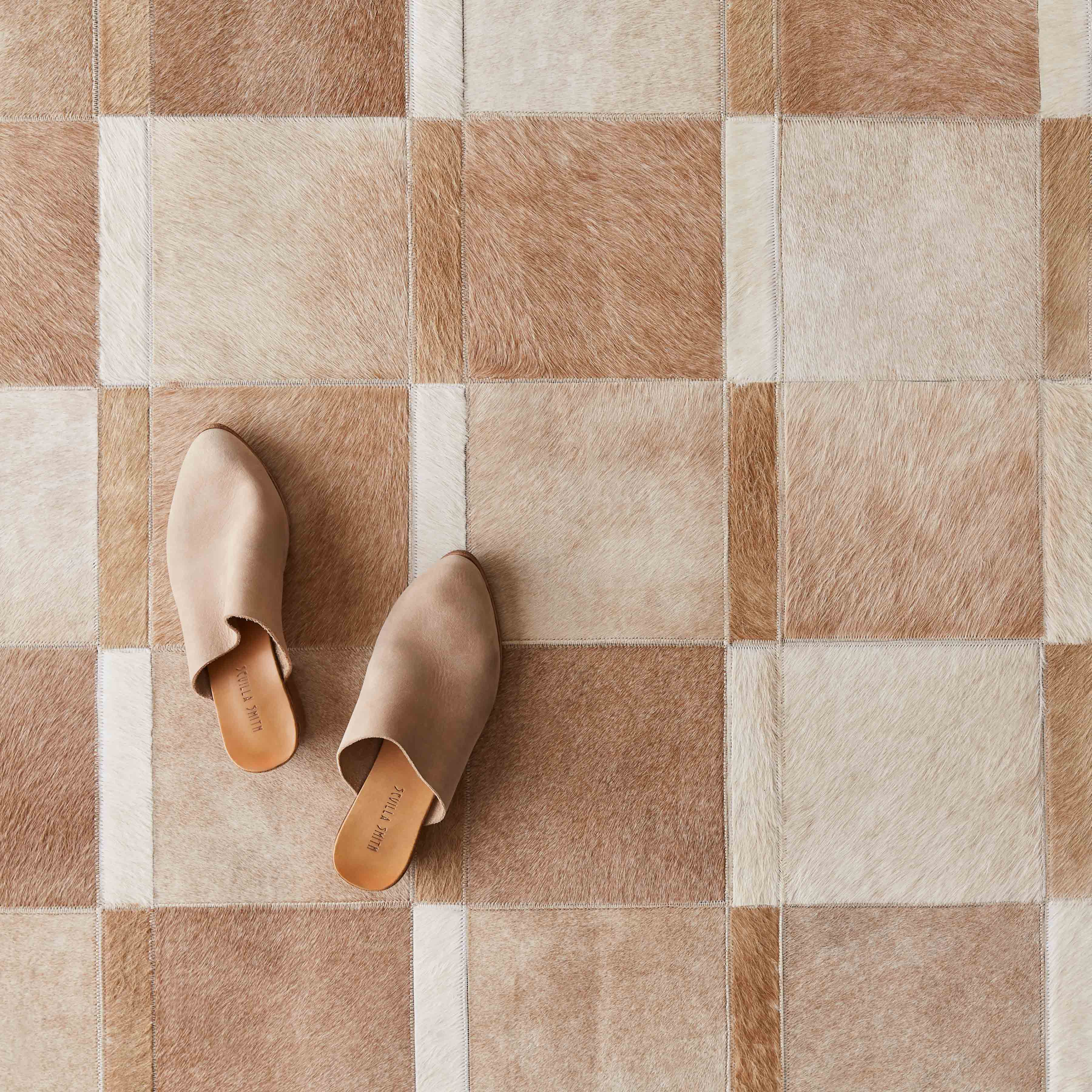 Natali Cowhide Accent Rug