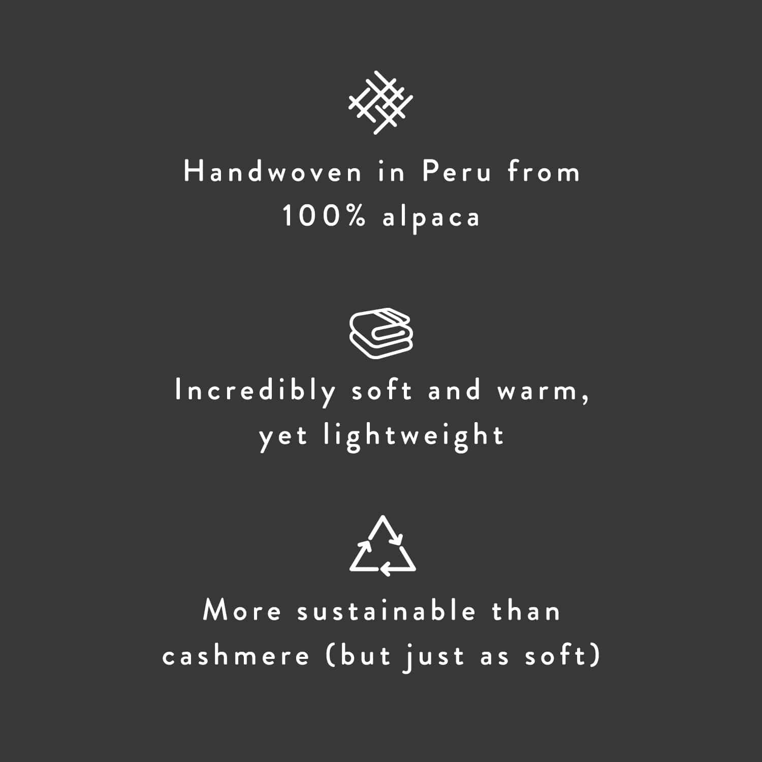 La Leña Luxe Alpaca Bed Blanket