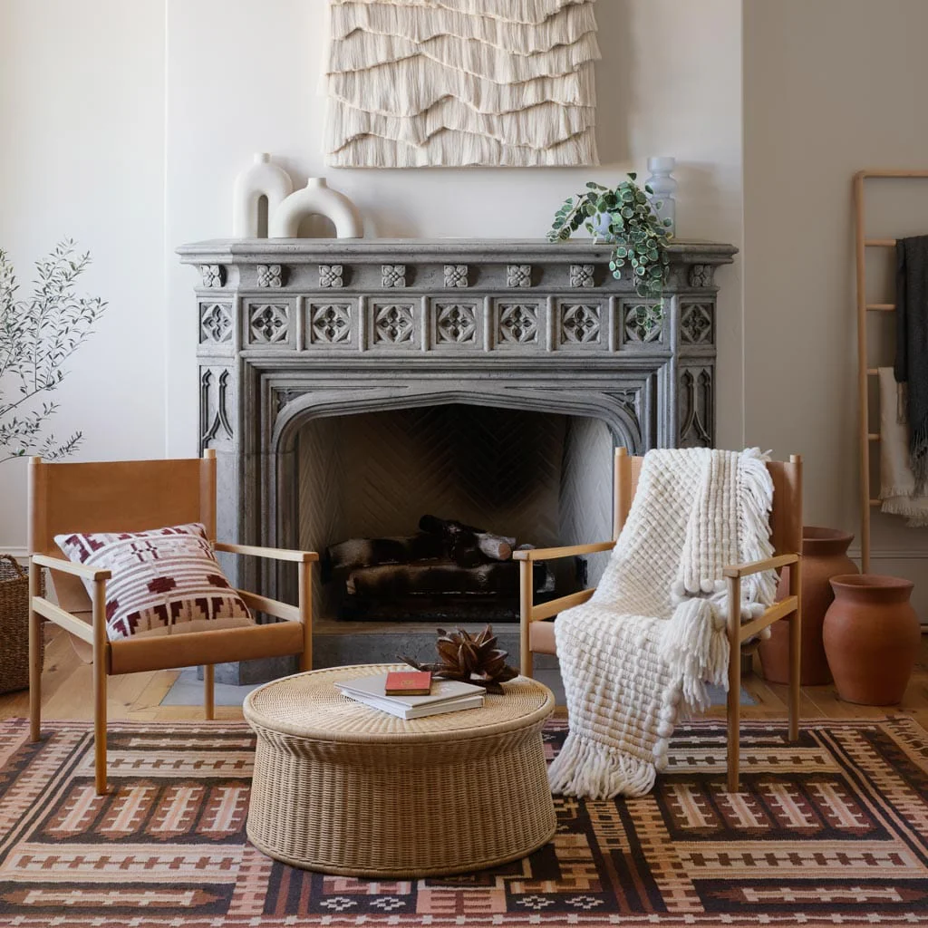 Celeste Chunky Wool Throw