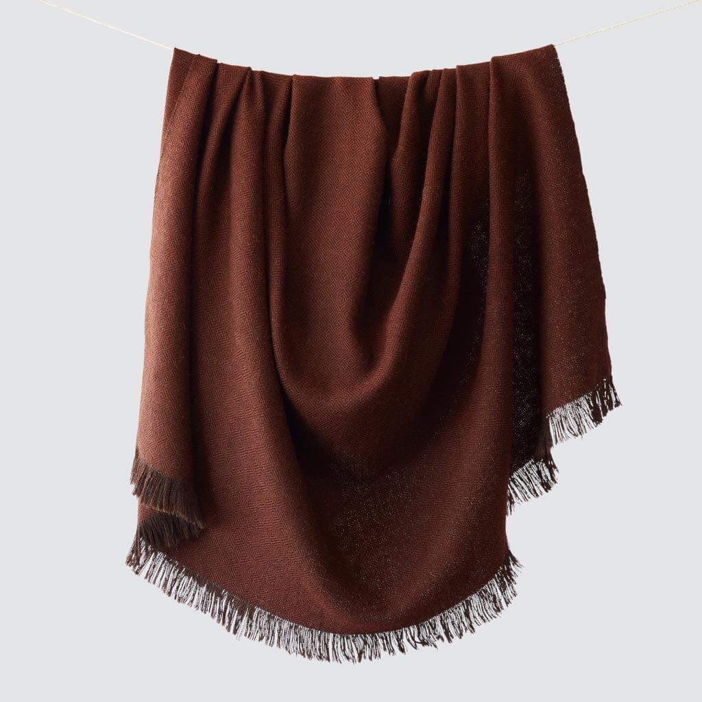 La Calle Alpaca Throw