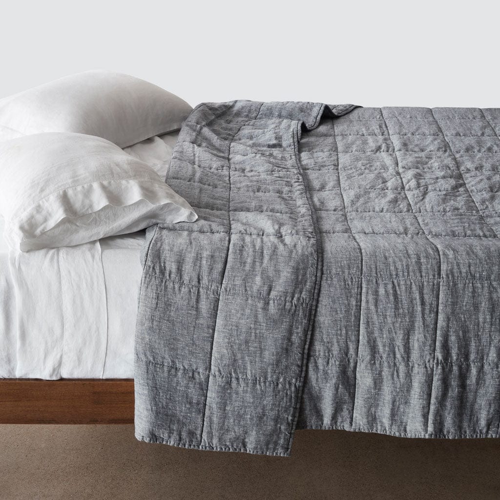 Stonewashed Linen Throw